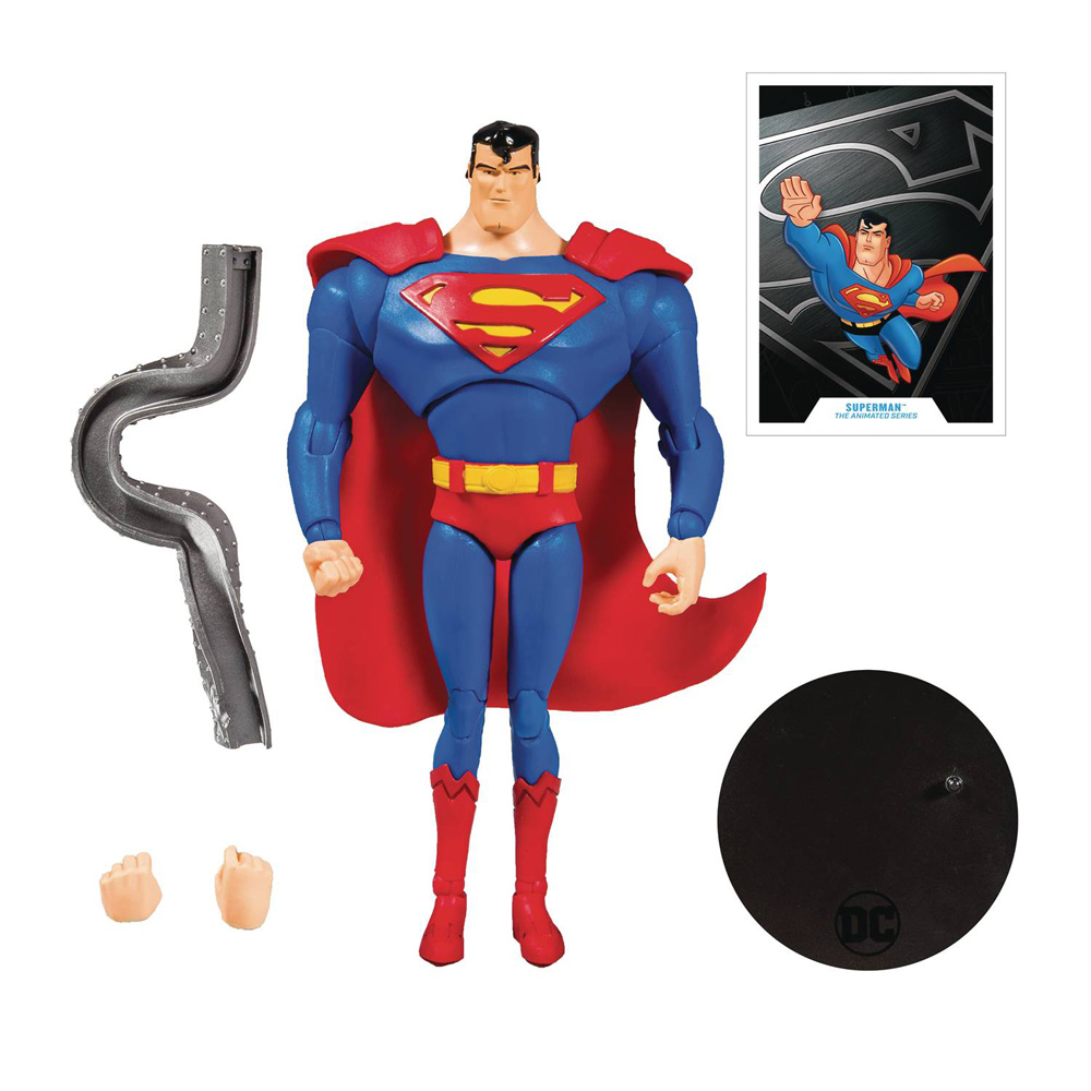 Image: DC Animated Wv1 Superman Action Figure Case  (7-inch) - TMP Toys / McFarlane Toys