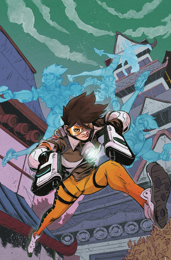 Image: Overwatch: Tracer - London Calling #5 (cover B - Greene) - Dark Horse Comics