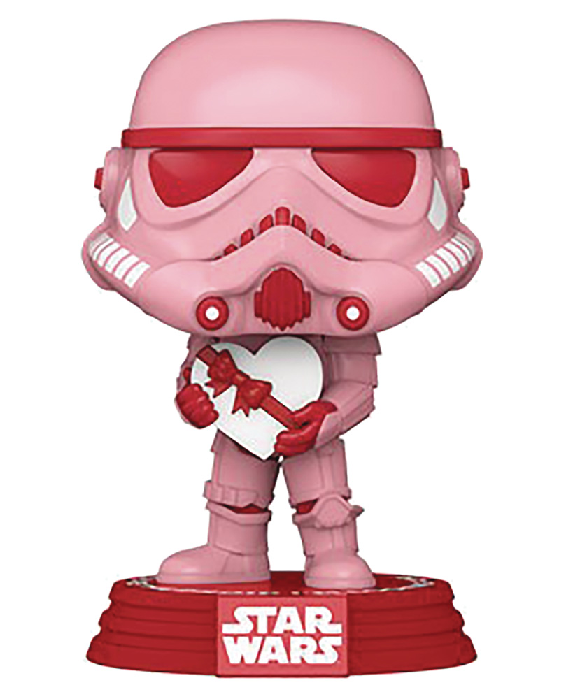 Image: Pop! Star Wars Vinyl Figure: Valentines Stormtrooper  (w/Heart) - Funko