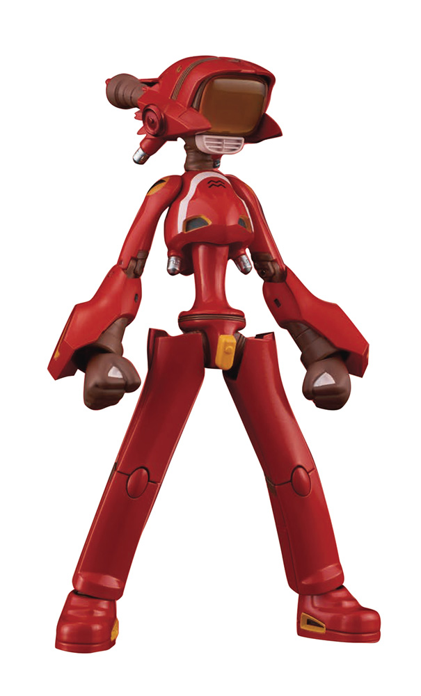 Image: FLCL Action Figure: Canti  (Red Version) - 1000 Toys Inc.