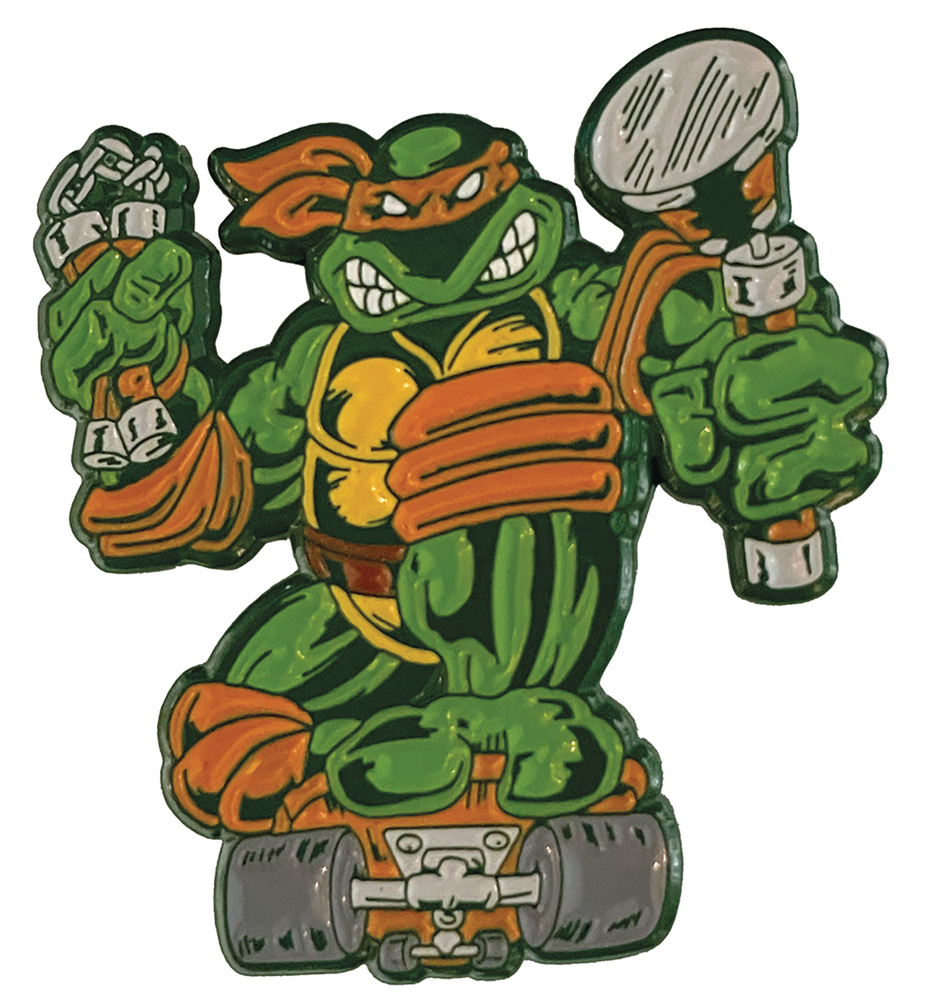 Image: Teenage Mutant Ninja Turtles Pin: Comic Era - Michelangelo  - Zen Monkey Studios LLC