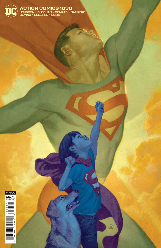Image: Action Comics #1030 (variant card stock cover - Julian Totino Tedesco)  [2021] - DC Comics