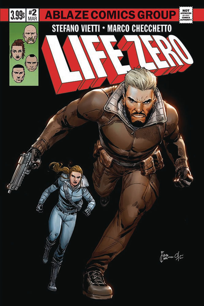 Image: Life Zero #3 (cover D - Casas Parody) - Ablaze