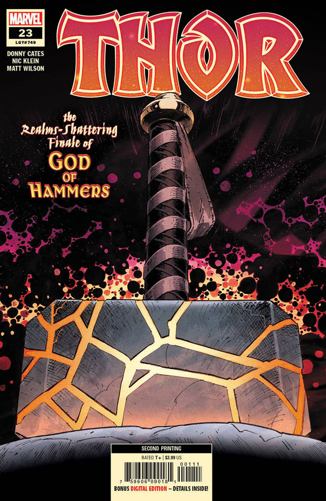 Image: Thor #23 (variant 2nd printing cover - Klein)  [2022] - Marvel Comics