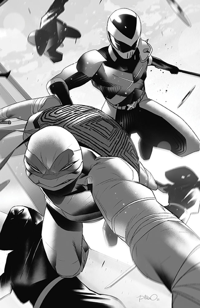 Image: Mighty Morphin Power Rangers / Teenage Mutant Ninja Turtles II #5 (cover G incentive 1:15 - Di Meo)  [2023] - Boom! Studios