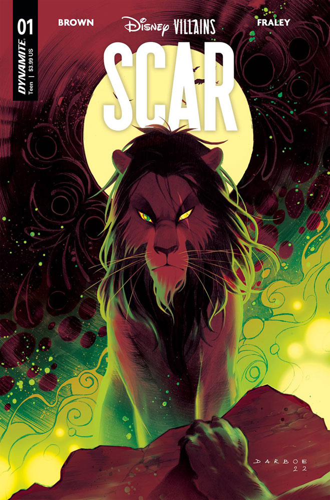 Image: Disney Villains: Scar #1 (cover B - Darboe) - Dynamite