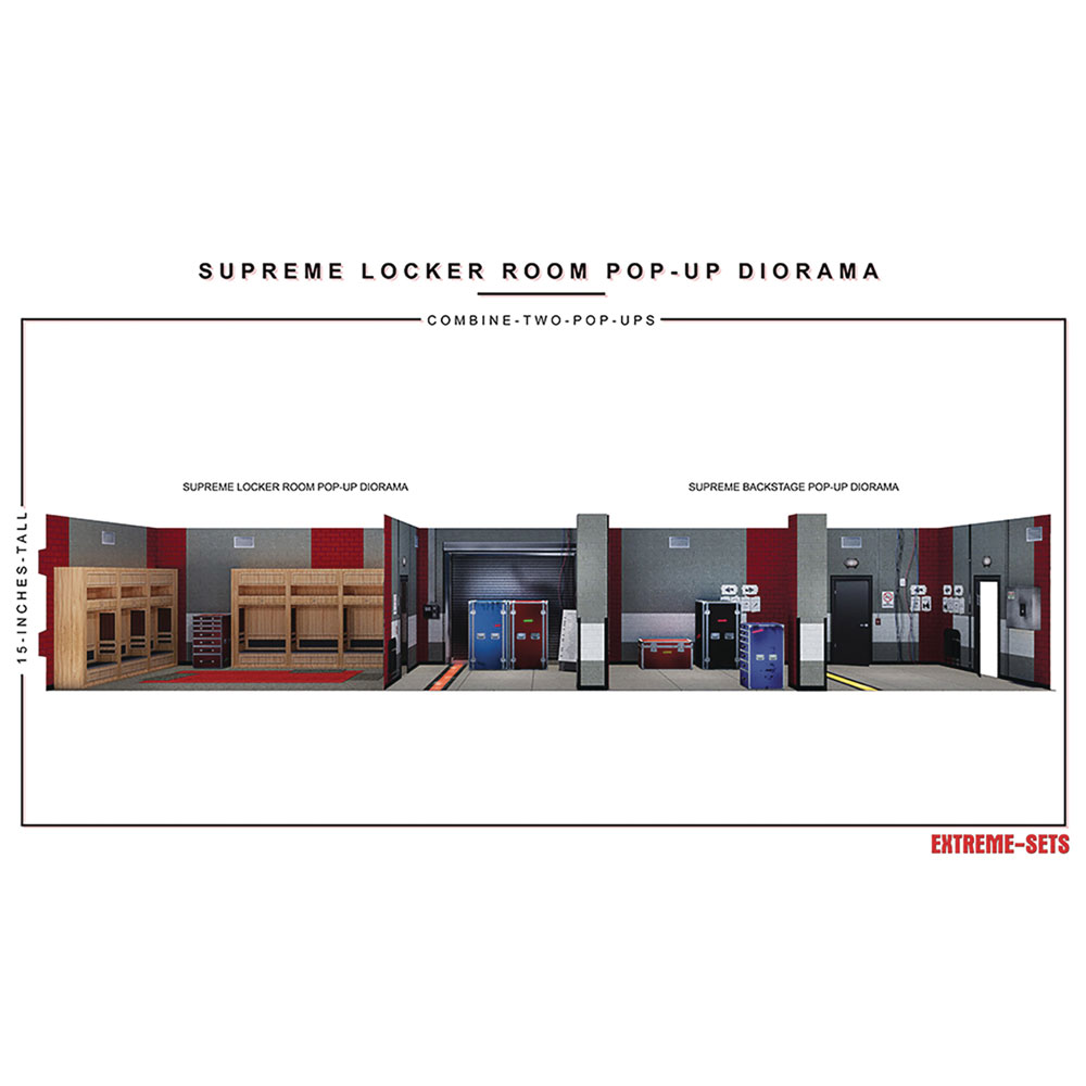 Extreme Sets PopUp Diorama Supreme Locker Room (1/12 scale