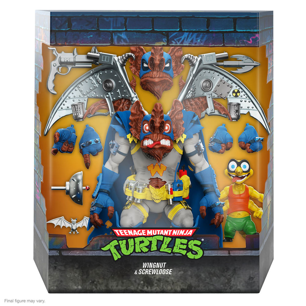 TMNT Ultimates! W9 Action Figure: Wingnut & Screwloose - Westfield Comics