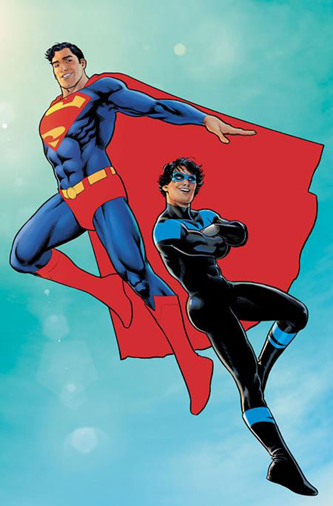 Image: Nightwing #103 (cover D cardstock Superman - Nicola Scott) - DC Comics