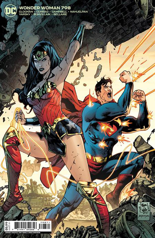 Image: Wonder Woman #798 (cover D cardstock Superman - Tony Daniel) - DC Comics