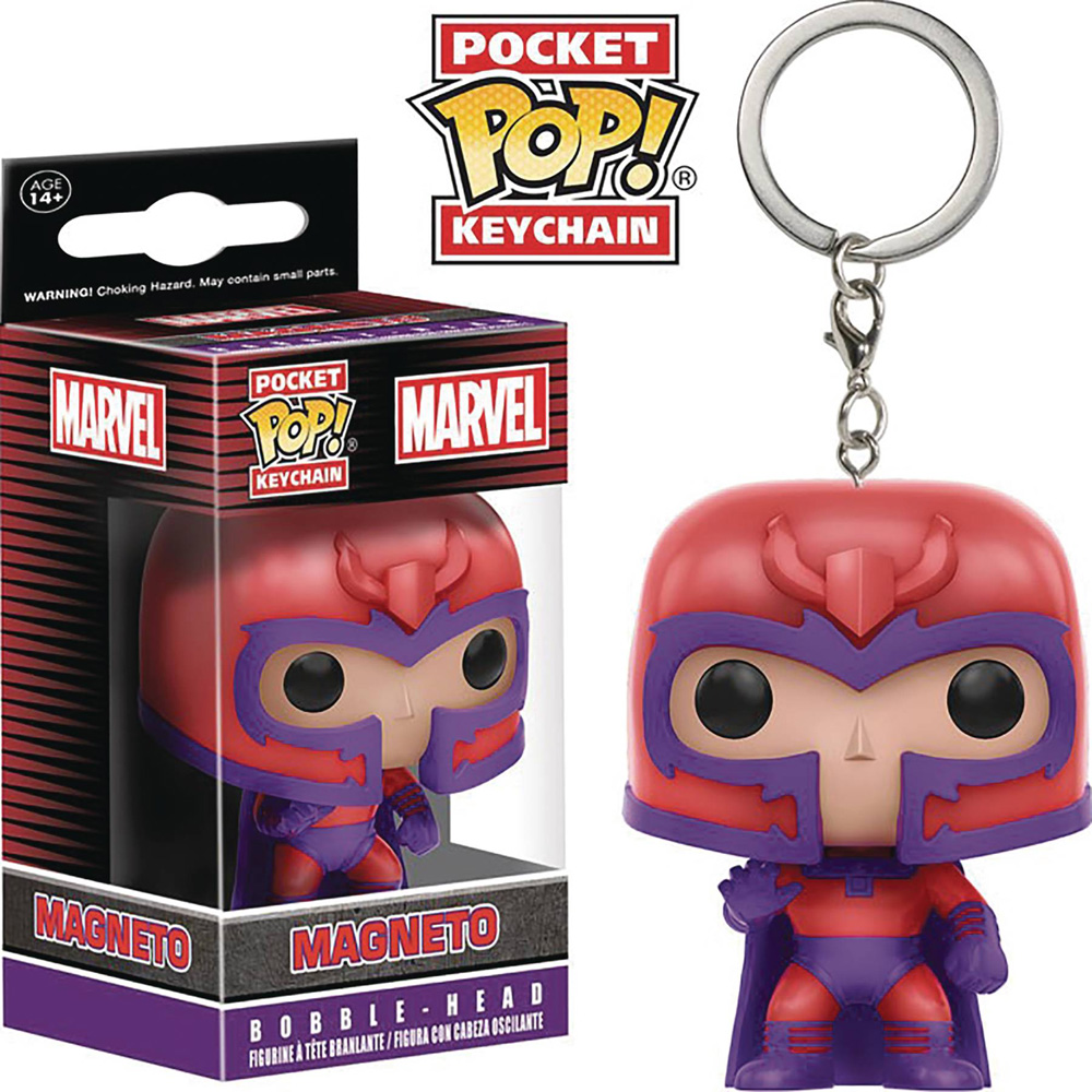 Image: Pocket POP! X-Men Figure Keychain: Magneto  - Funko