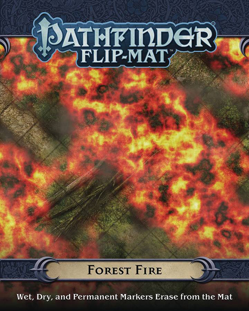 Image: Pathfinder Flip-Mat: Forest Fire  - Paizo Inc