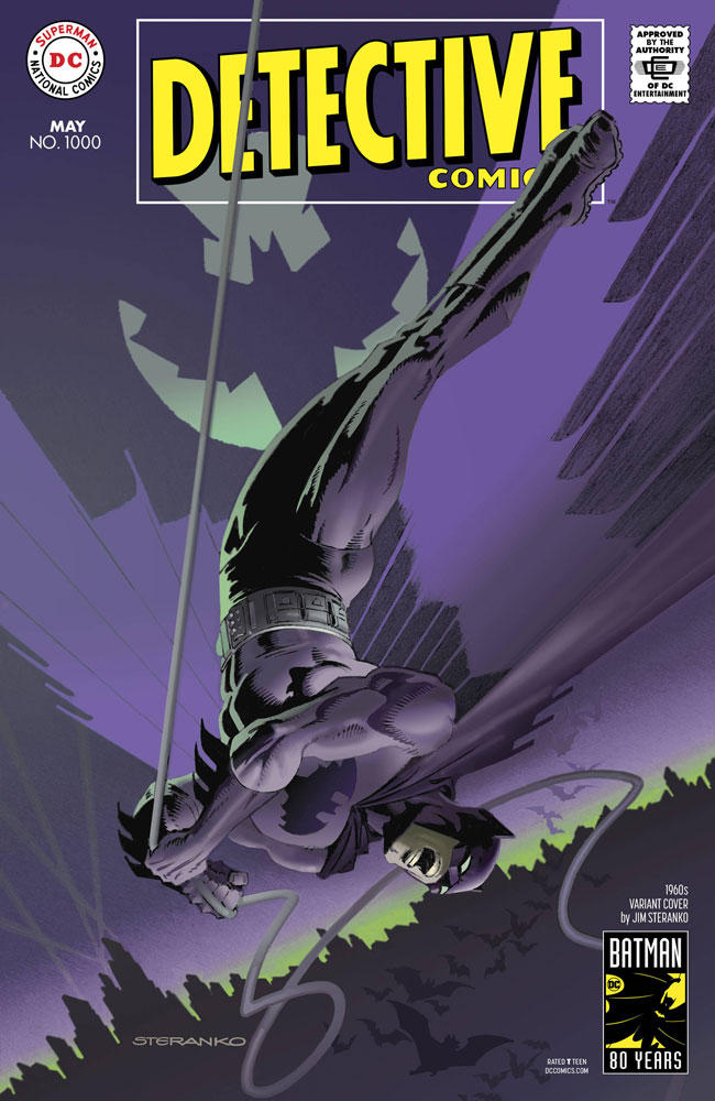 Image: Detective Comics #1000 (variant cover - 1960s / Jim Steranko)  [2019] - DC Comics