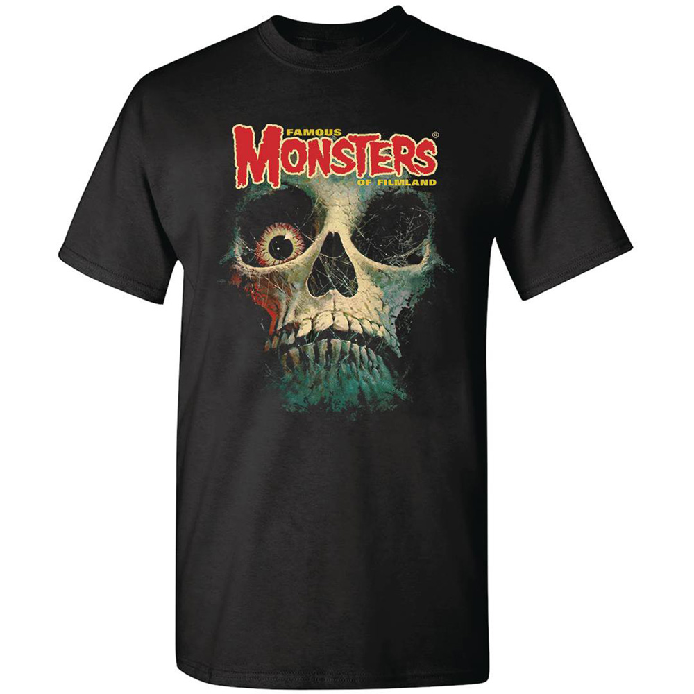Image: Fearbook Skull T-Shirt  (S) - Famous Monsters of Filmland