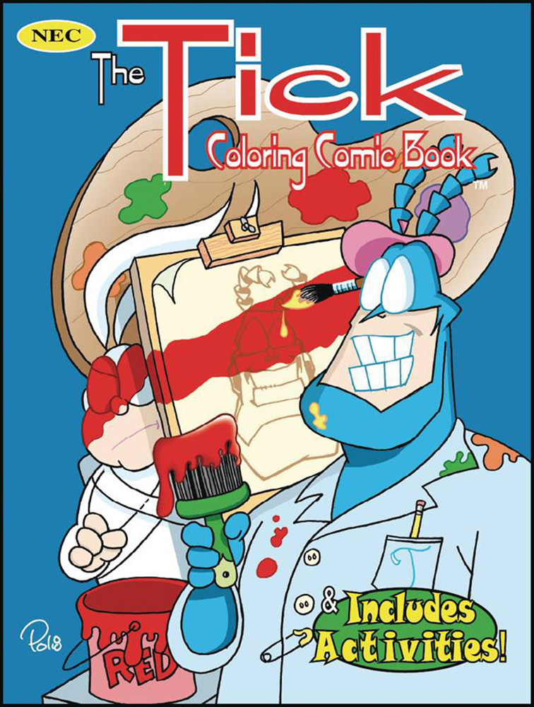 Image: Tick Coloring Comic Book SC  - New England Comics