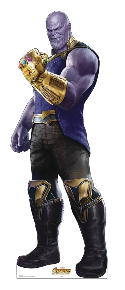 Image: Marvel Infinity War Life-Size Stand Up: Thanos  - Advanced Graphics