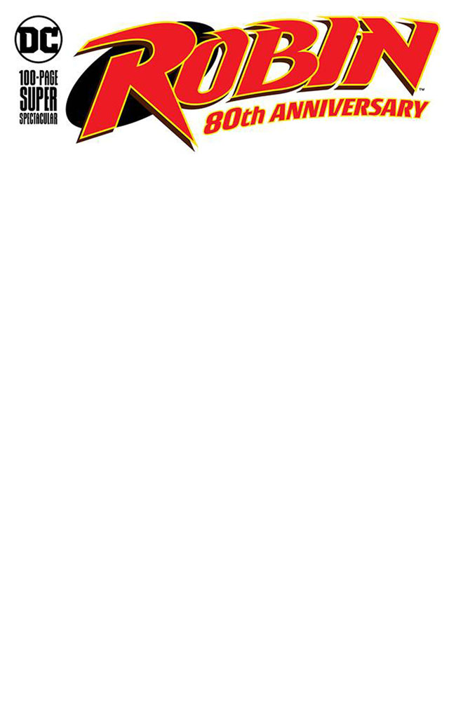 Image: Robin 80th Anniversary 100-Page Super Spectacular #1 (variant Blank cover)  [2020] - DC Comics