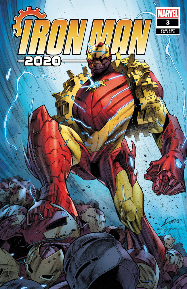 Image: Iron Man 2020 #3 (incentive 1:25 Artist cover)  [2020] - Marvel Comics