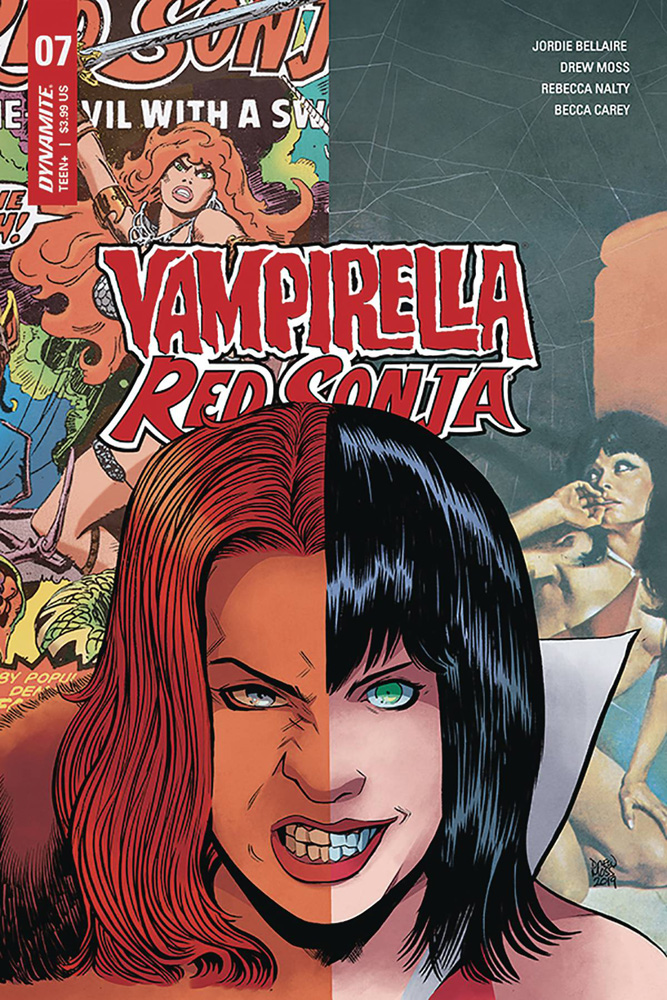 Image: Vampirella / Red Sonja #7 (cover E - Moss) - Dynamite