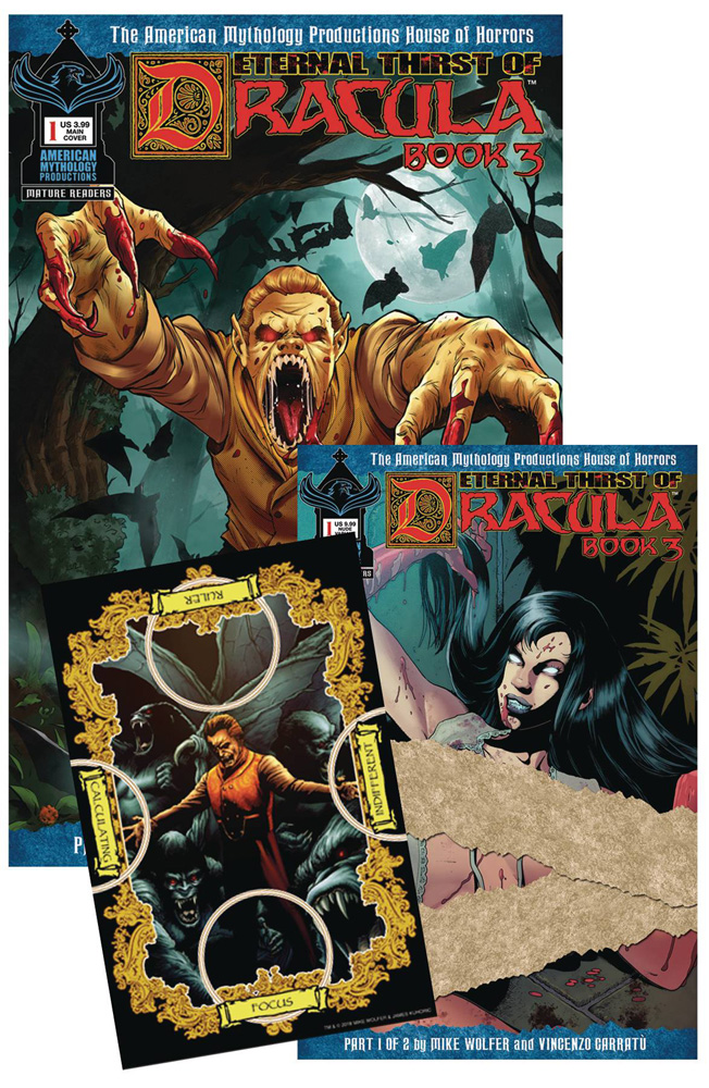 Image: Eternal Thirst of Dracula 3 #1 (Signed Collector Set) - American Mythology Productions