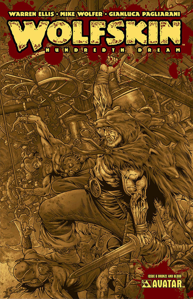 Image: Wolfskin: Hundredth Dream #6 (variant Blood & Bronze cover - Gianluca Pagliarani) - Avatar Press Inc