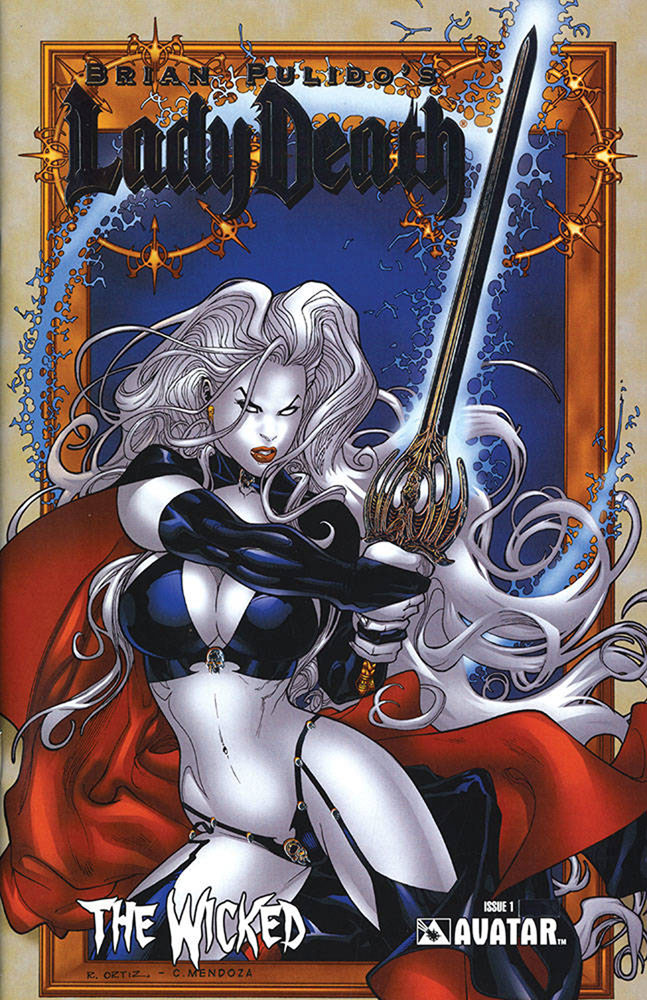 Image: Lady Death: Wicked #1 (variant Platinum Foil cover - Richard Ortiz) - Boundless Comics