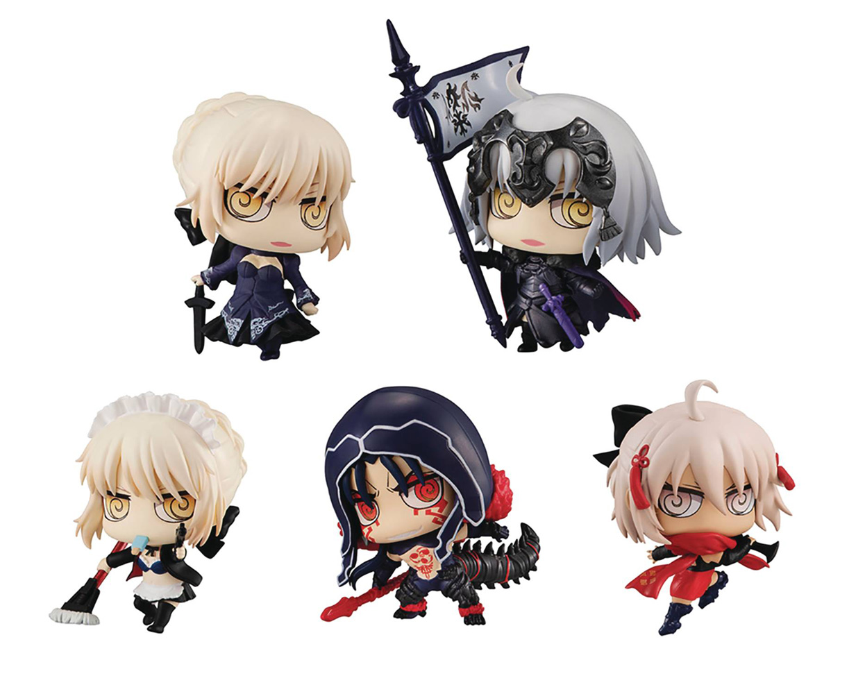 Fate Grand Order No 3 Petit Chara Chimimega 6 Piece Blind Mystery Box Display Westfield Comics