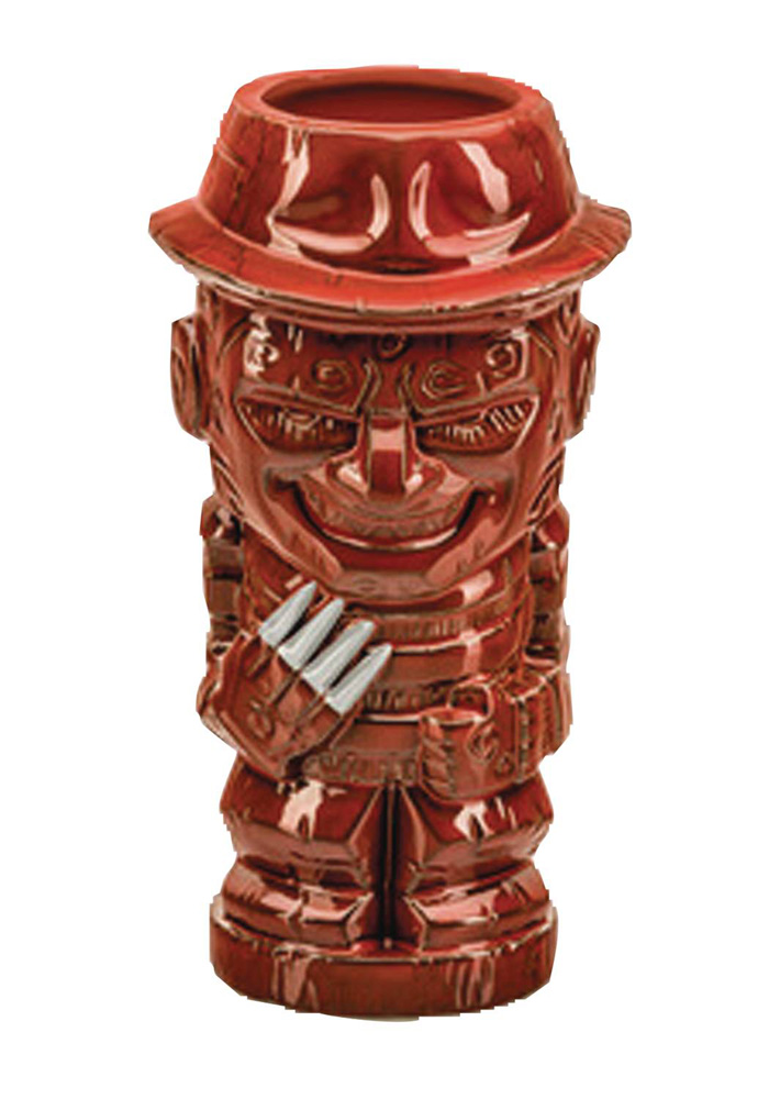 Image: Horror Movie Geeki Tiki Ceramic Mug: Nightmare on Elm Street - Freddy Krueger  - Beeline Creative Inc.