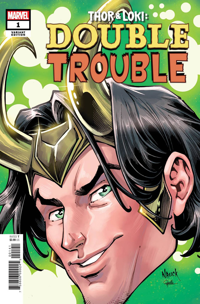 Image: Thor & Loki: Double-Trouble #1 (variant Headshot cover - Nauck) - Marvel Comics