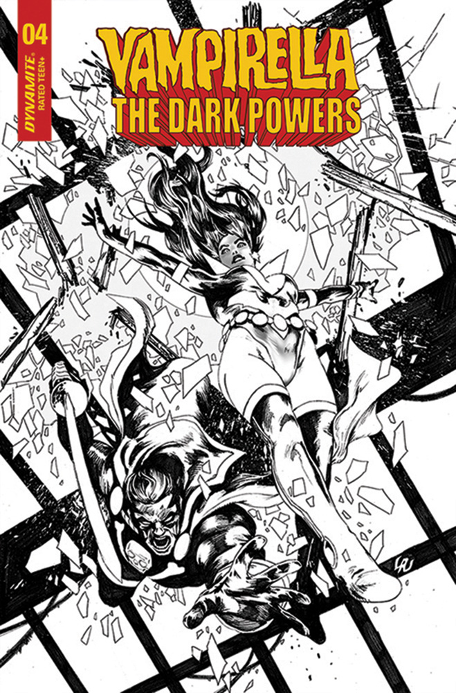 Image: Vampirella: The Dark Powers #4 (incentive 1:10 cover - Lau B&W)  [2021] - Dynamite
