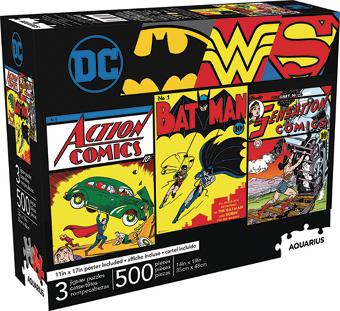 Image: DC Comics 500-Piece 3-in-1 Puzzle  - Nmr Distribution America