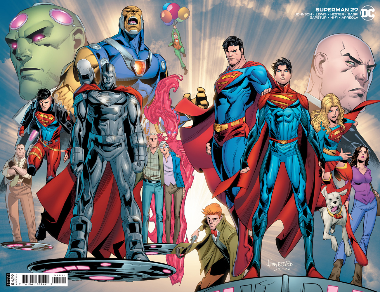 Image: Superman #29 (variant wraparound cover - John Timms)  [2021] - DC Comics