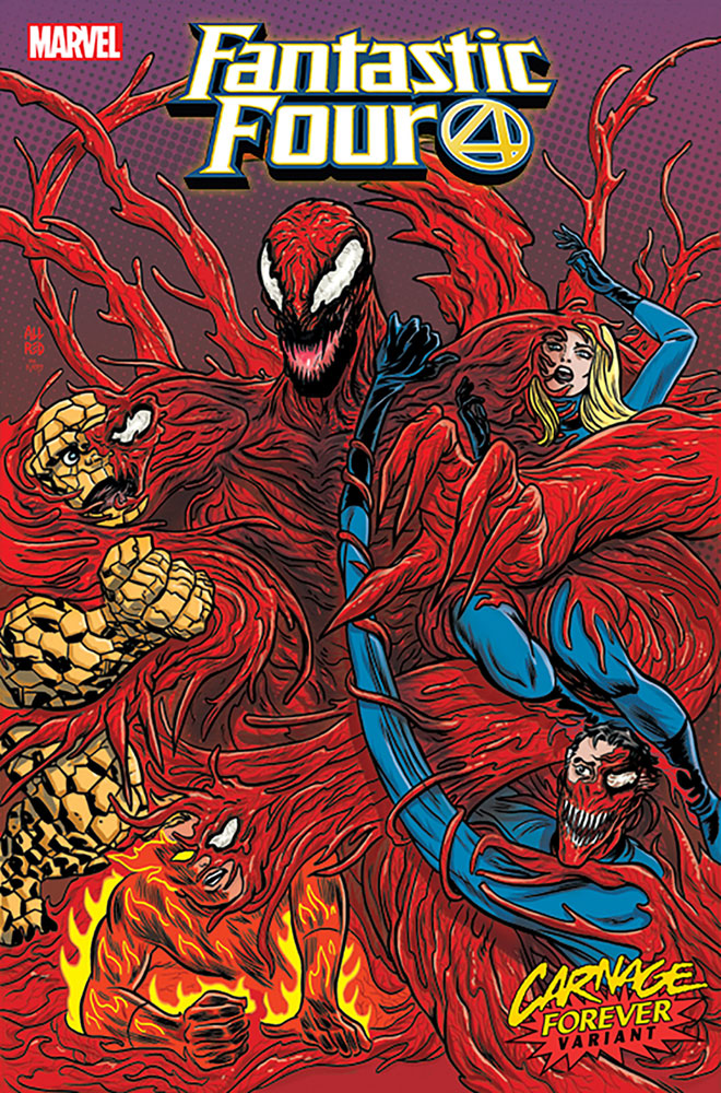 Image: Fantastic Four #42 (variant Carnage Forever cover - Allred) - Marvel Comics