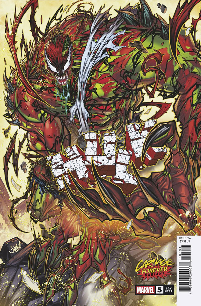 Image: Hulk #5 (variant Carnage Forever cover - Meyers) - Marvel Comics