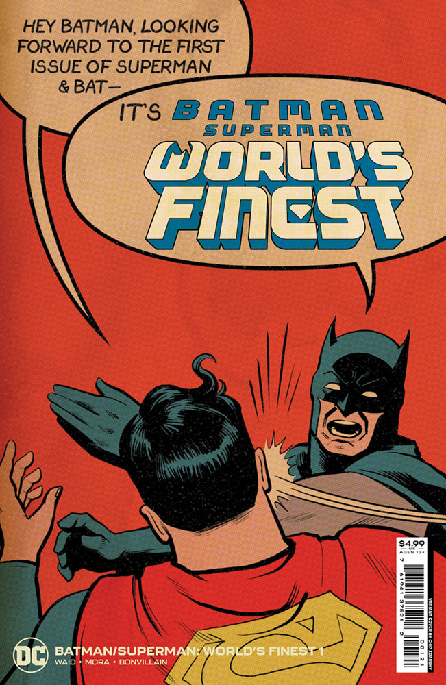 Image: Batman / Superman: World's Finest #1 (incentive 1:25 Slap Battle Cover A - Chip Zdarsky)  [2022] - DC Comics