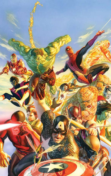 Image: Alex Ross Secret Wars Poster  - Marvel Comics