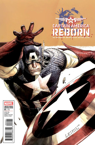 Image: Captain America: Reborn #3 (variant cover) - Marvel Comics