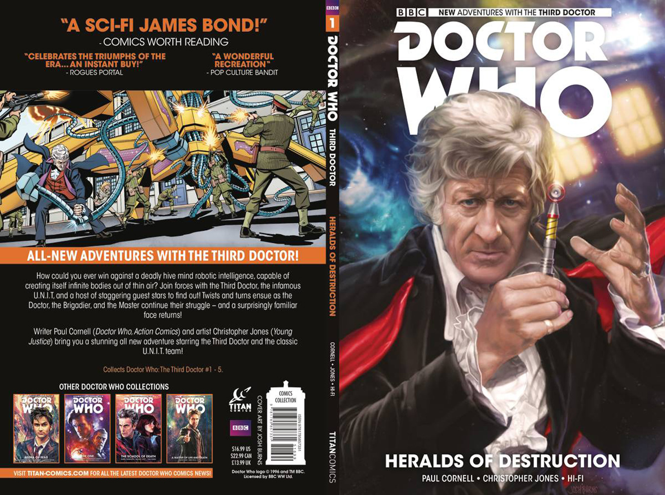 Image: Doctor Who: The Third Doctor Vol. 01: Heralds of Destruction SC  - Titan Comics