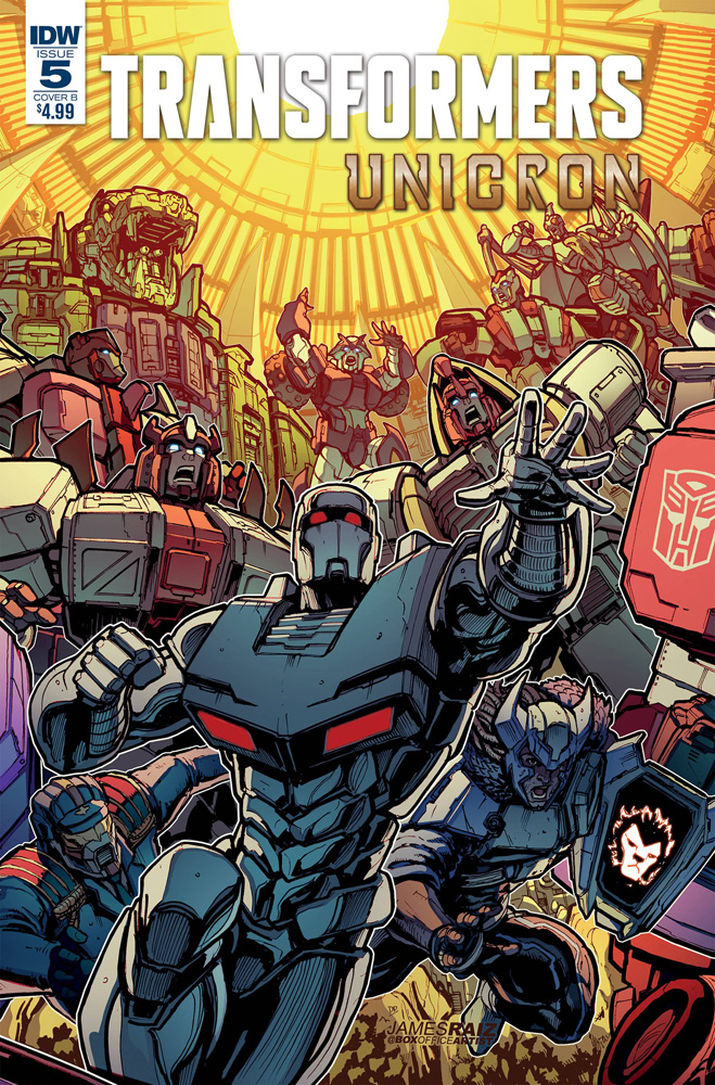Image: Transformers: Unicron #5 (cover B - Raiz) - IDW Publishing
