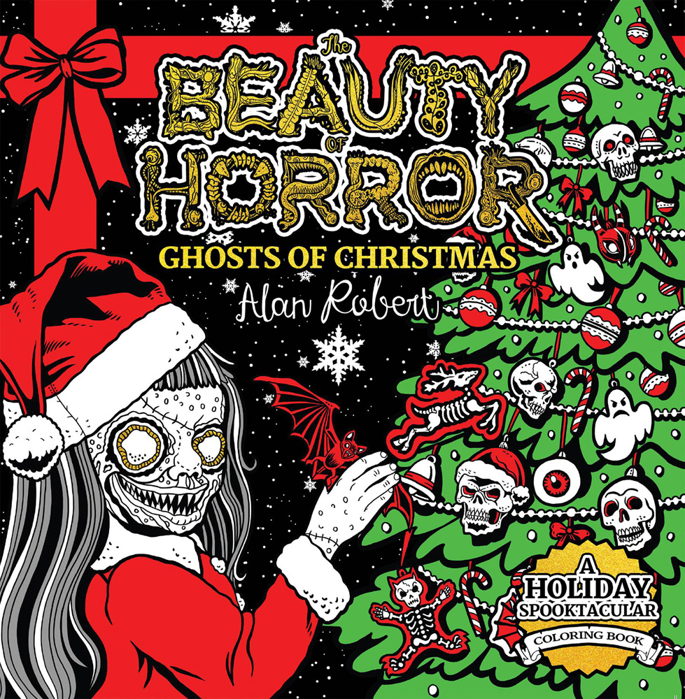 Image: Beauty of Horror: Ghosts of Christmas Coloring Book SC  - IDW Publishing