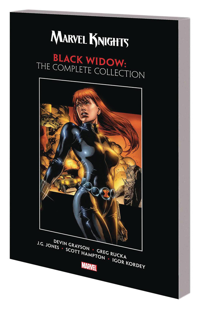 Image: Marvel Knights Black Widow by Grayson & Rucka: The Complete Collection SC  - Marvel Comics