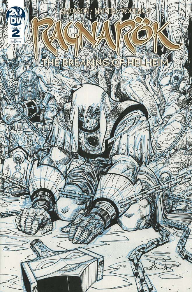 Image: Ragnarok: The Breaking of Helheim #2 (incentive cover - Simonson) (10-copy)  [2019] - IDW Publishing
