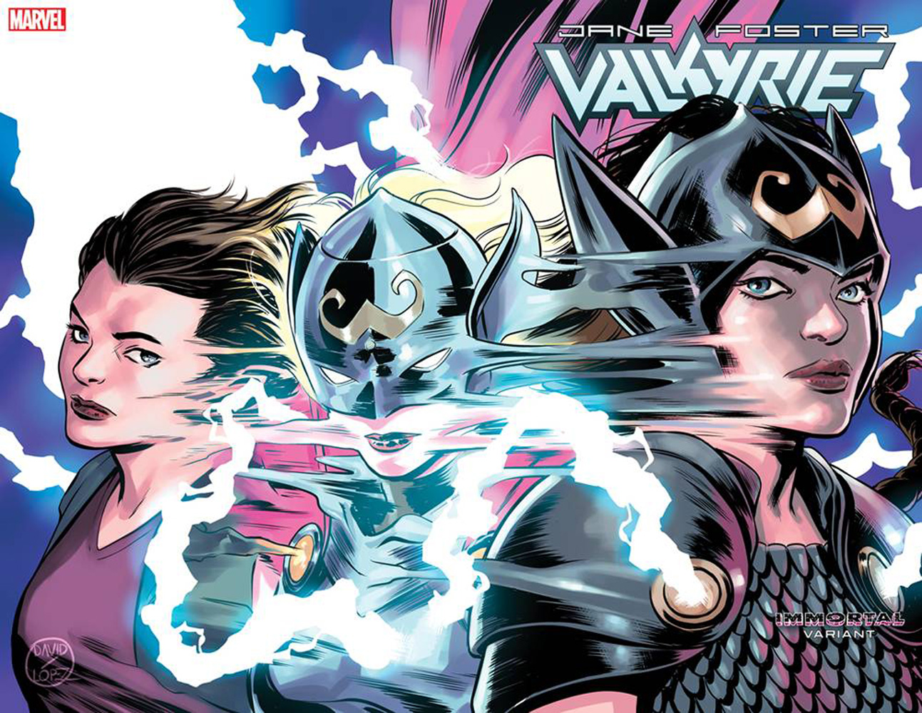 Image: Valkyrie: Jane Foster #3 (variant Immortal cover - David Lopez)  [2019] - Marvel Comics