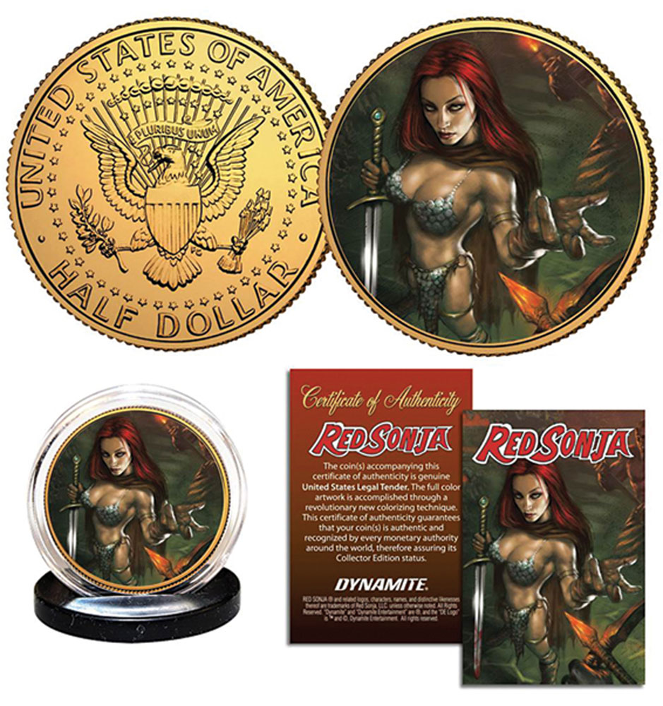 Image: Red Sonja Collectible Coin: Lucio Parrillo  - Dynamite