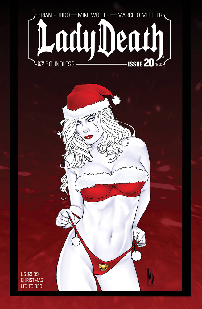 Image: Lady Death #20 (NY Set - Christmas) - Boundless Comics