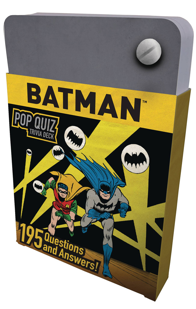 Image: DC Comics Pop Quiz Trivia Deck: Batman  - Insight Editions