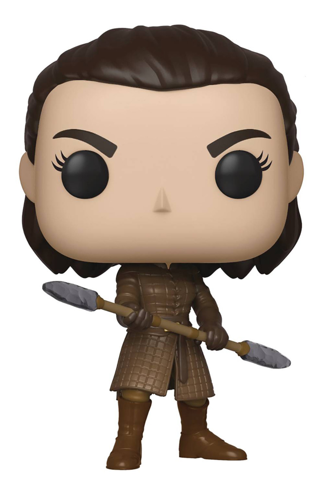 Image: Pop! TV Vinyl Figure: Game of Thrones - Arya  (w/Two Headed Spear) - Funko