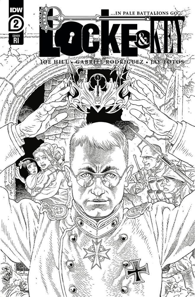 Image: Locke & Key ... In Pale Battalions ... Go #2 (incentive 1:10 cover - Rodriguez)  [2020] - IDW Publishing