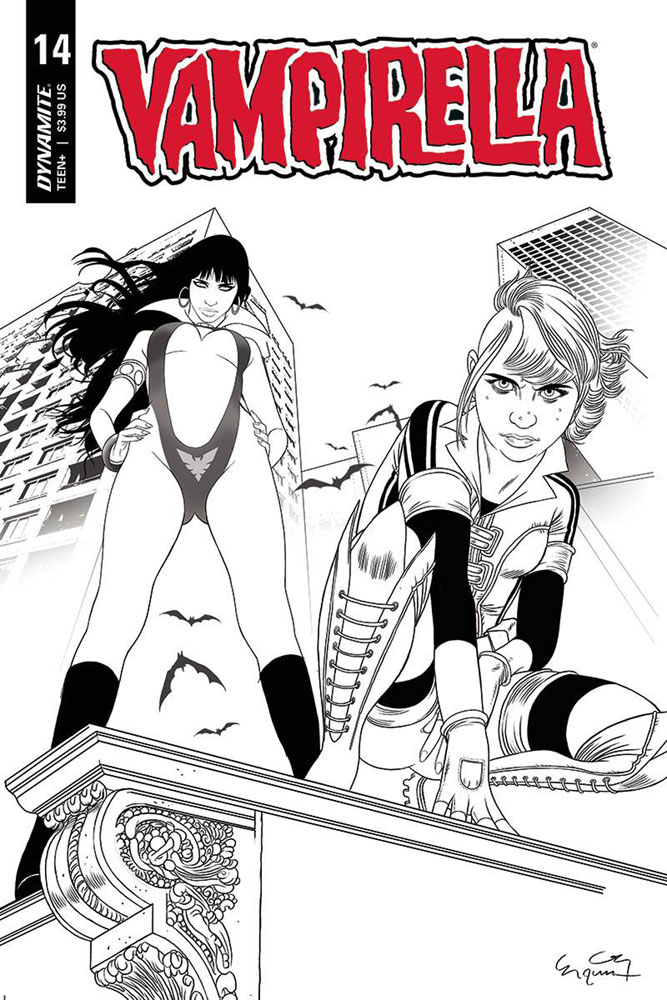 Image: Vampirella Vol. 05 #14 (incentive 1:20 cover - Gunduz B&W)  [2020] - Dynamite