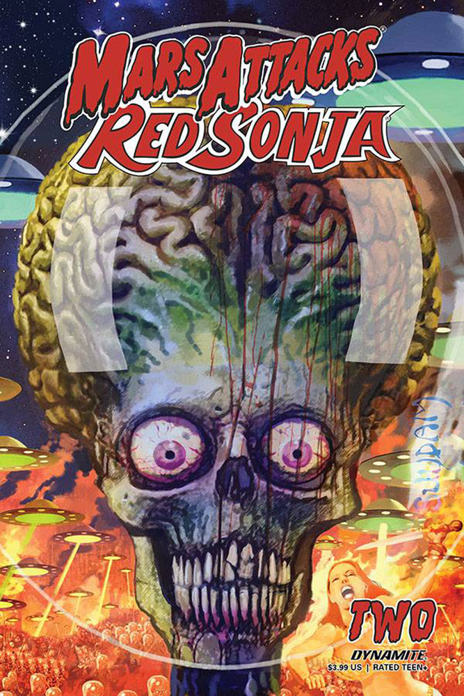 Image: Mars Attacks / Red Sonja #2 (cover B - Suydam) - Dynamite